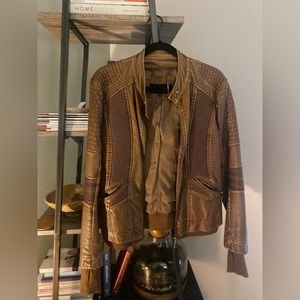 LA Coalition Vegan Leather Jacket - size M